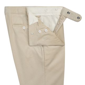 Cordings Ivory Corduroy Trouser Dif ferent Angle 1