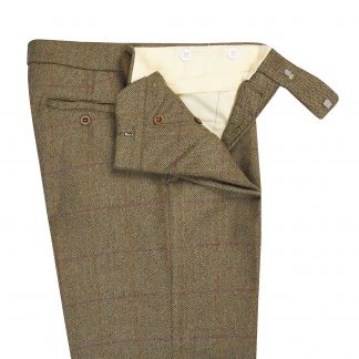 Cordings Robert Check Tweed Trousers Different Angle 1