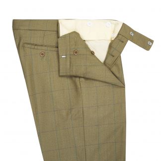 Cordings Summer House Check Tweed Trousers Different Angle 1