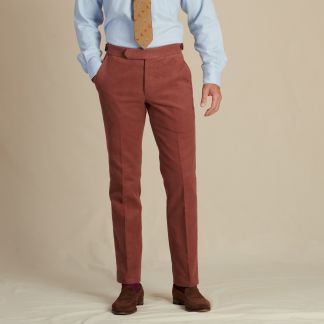 Cordings Sienna Pink Moleskin Trousers Dif ferent Angle 1