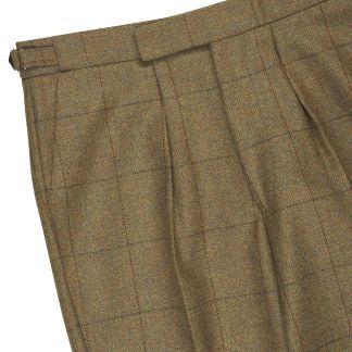 Cordings 21oz Windowpane Tweed Trousers  Dif ferent Angle 1