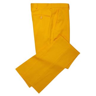 Cordings Zip Fly Yellow Bright Chino Trousers Main Image