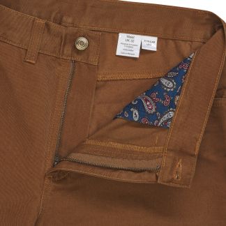 Cordings Mid Tan Cotton Twill Jeans  Dif ferent Angle 1