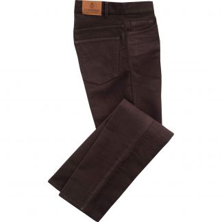 Cordings Brown Moleskin Jeans  Main Image