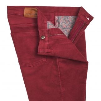 Cordings Red Stonecutter Moleskin Jean Different Angle 1