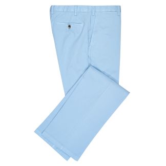 Cordings Pale Blue Summer Gabardine Trousers Main Image