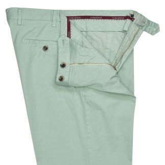Cordings Pale Green Gabardine Trousers Dif ferent Angle 1