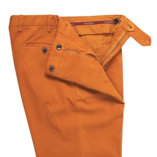 Cordings Orange Cattrick Heavy Drill Trouser Different Angle 1