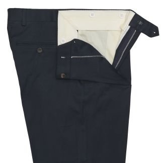 Cordings Mid Navy Lightweight Chino Trousers Dif ferent Angle 1