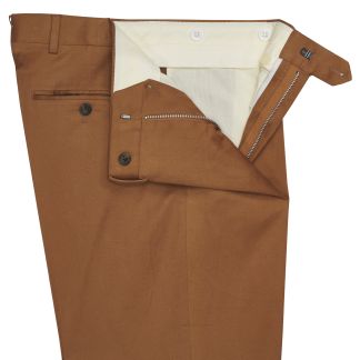 Cordings Mid Tan Lightweight Chino Trousers Dif ferent Angle 1