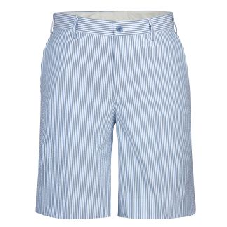 Cordings Blue Seersucker Cotton Shorts Main Image