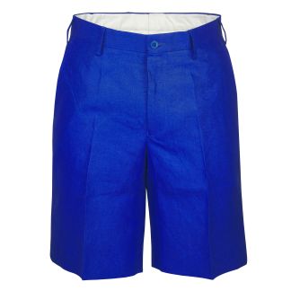 Cordings Royal Blue Irish Linen Shorts Main Image