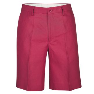 Cordings Red Irish Linen Shorts Main Image