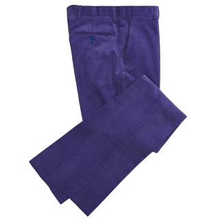 Cordings Purple Zip Fly Needlecord Trousers Main Image