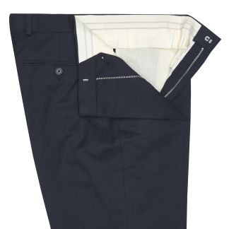Cordings Navy Zip Fly Chinos Dif ferent Angle 1