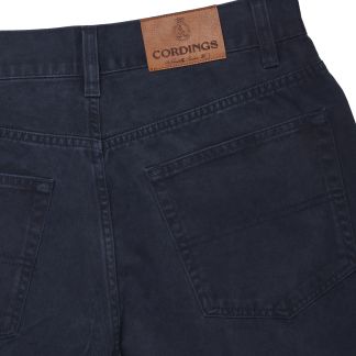 Cordings Navy Tiverton Washed Jeans Dif ferent Angle 1