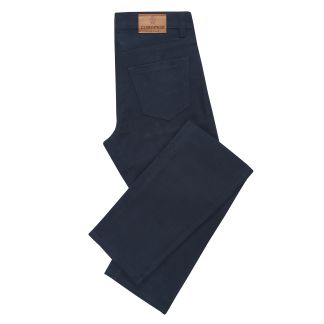Cordings Navy Classic Moleskin Jeans Main Image