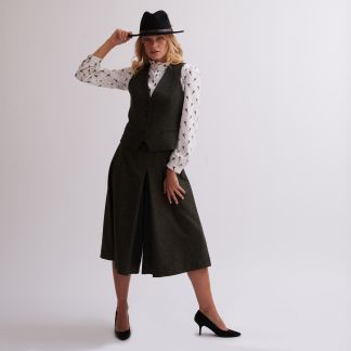 Cordings Wetherby Tweed Culottes Different Angle 1