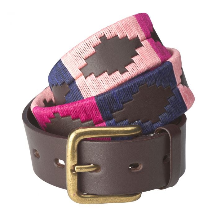 Berry Argentinian Polo Belt