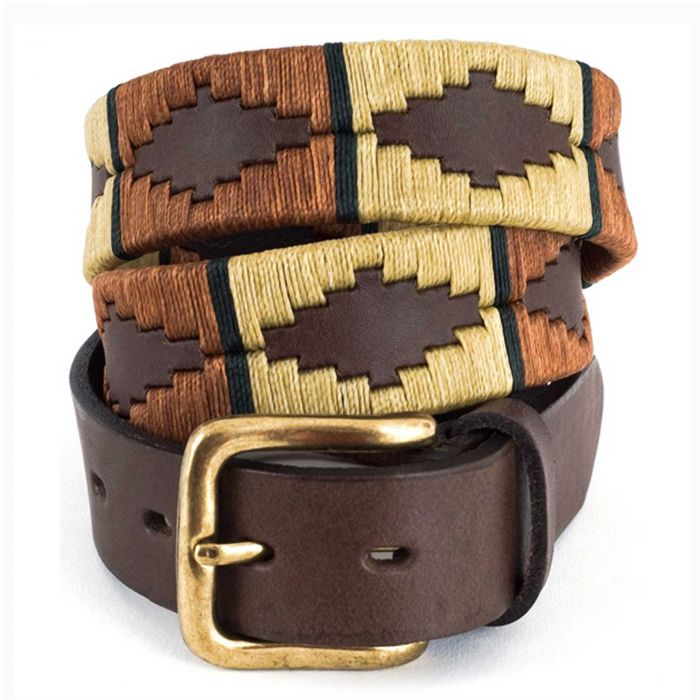 Brown Argentinian Polo Belt