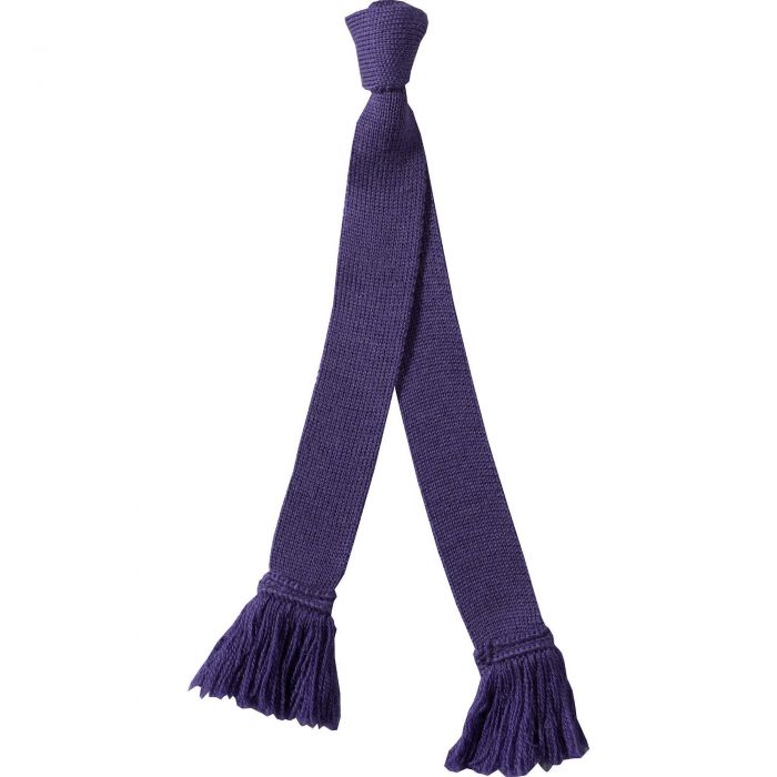 Grape Wool Garter Tie