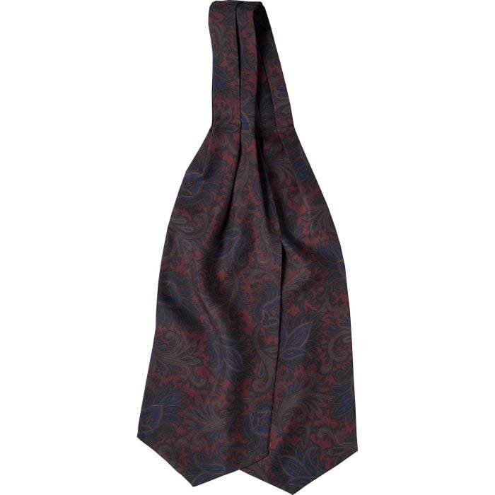 Red Madder Silk Cravat