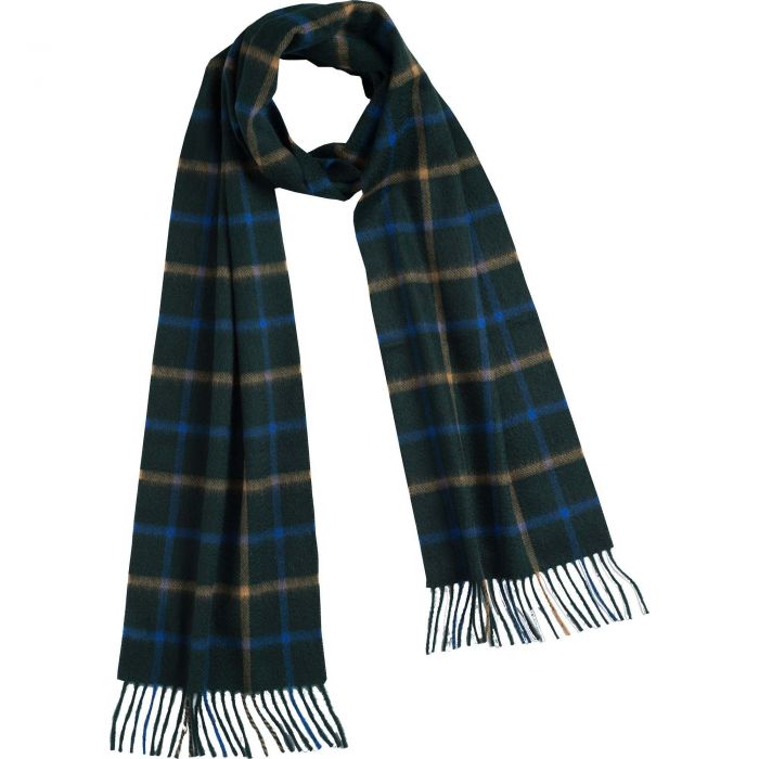 Green Check Pudsey Cashmere Scarf