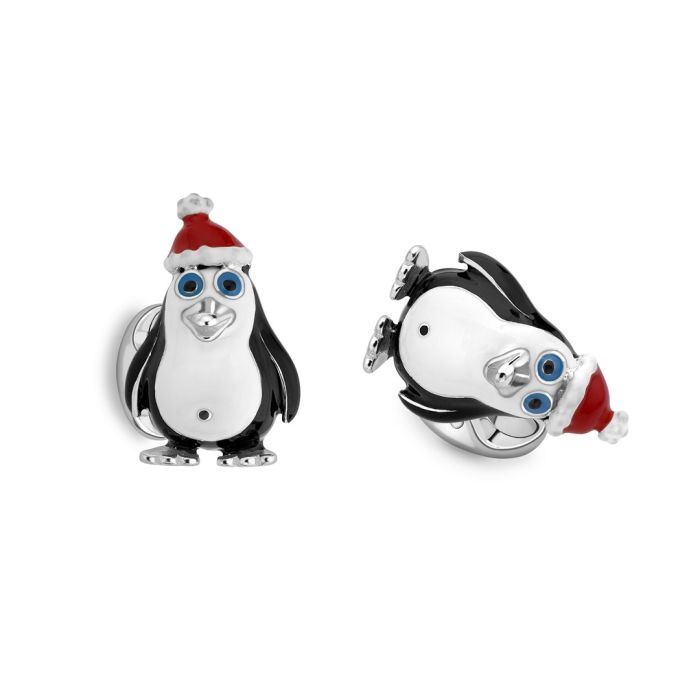 Christmas Penguin Cufflinks