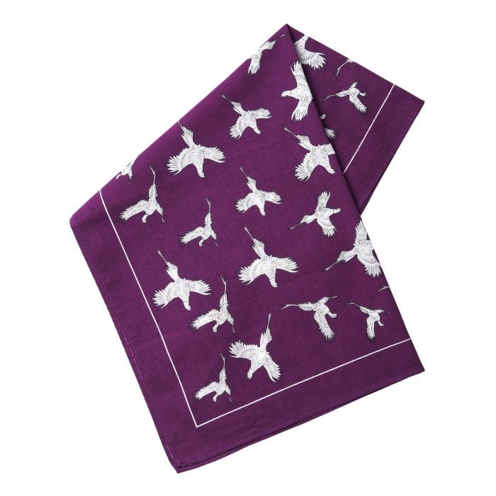 Purple Flying Pheasant Cotton Hank
