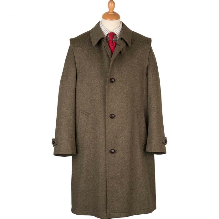 Sage Green Classic Loden Coat | Men's Country Clothing | Cordings