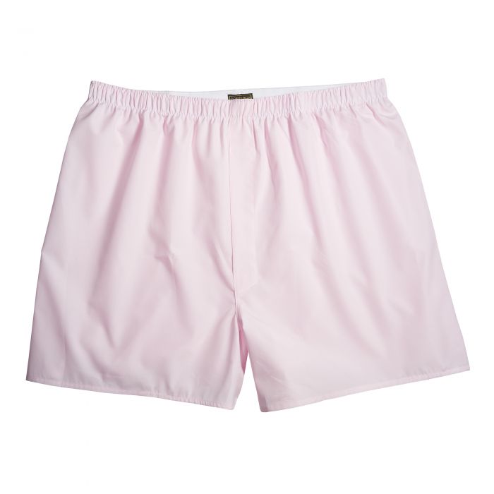 Pastel Pink Cotton Boxer Shorts