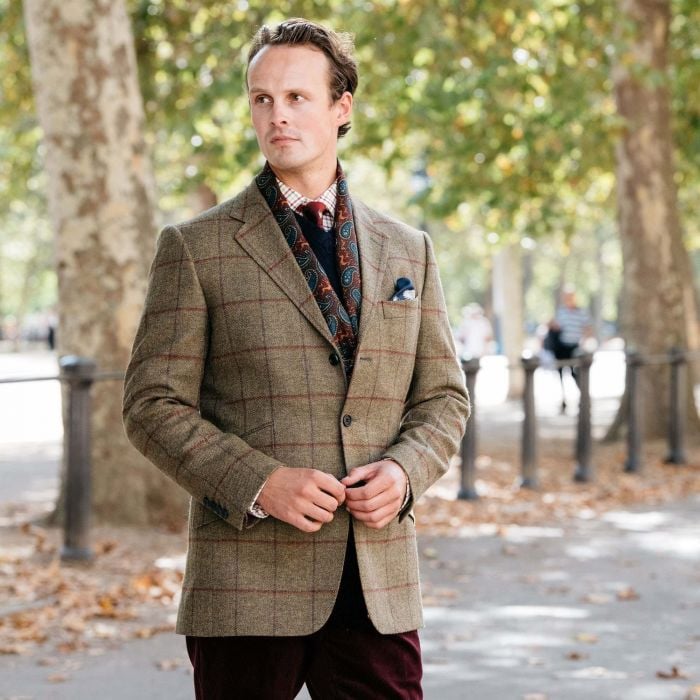 Robert Overcheck Tweed Jacket | Men's Country Clothing | Cordings