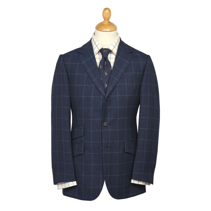 Blue Connaught Check Jacket