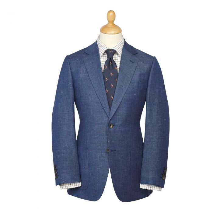 Blue Claridges Linen Jacket