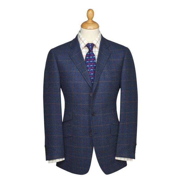 Buy Blue Signature Harris Tweed British Wool Blazer from Next Ireland