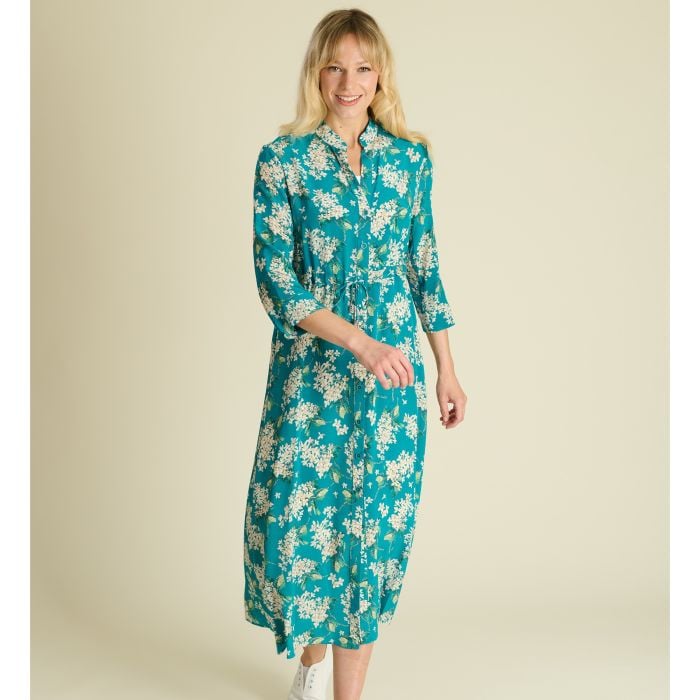 Archive Lilac Silk Dress made with Liberty Fabric