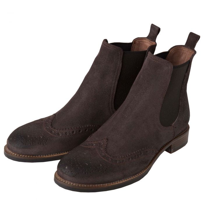 Brown Suede Chelsea Boot 