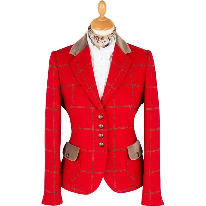 Red Toledo Tweed Jacket | Ladies Country Clothing | Cordings