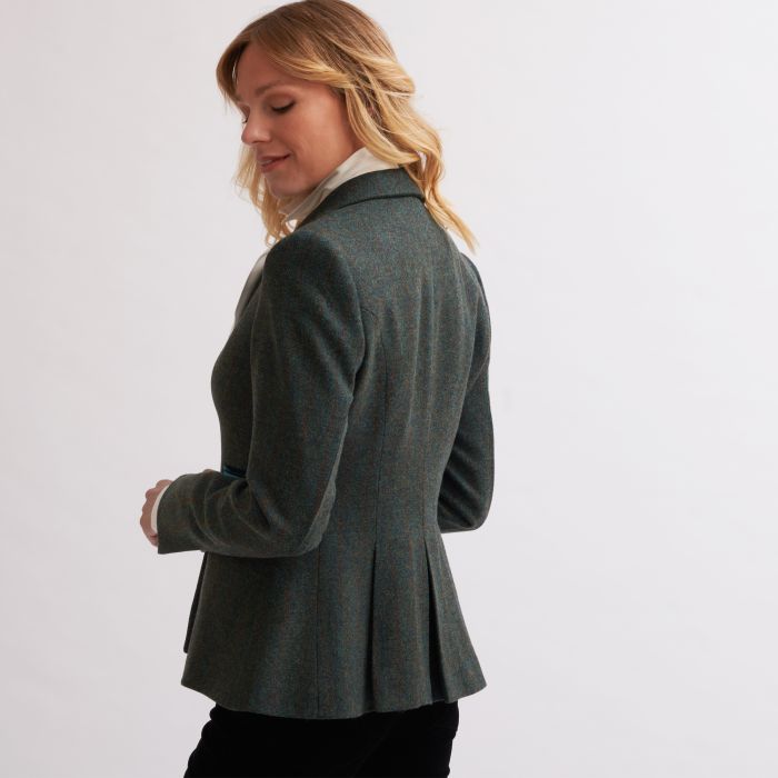 Green Tba Jewel Tweed Peplum Jacket | Cordings