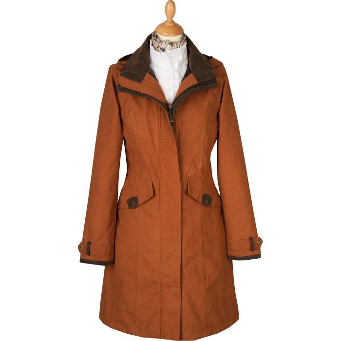 Rust Chelsea Baleno Waterproof Coat