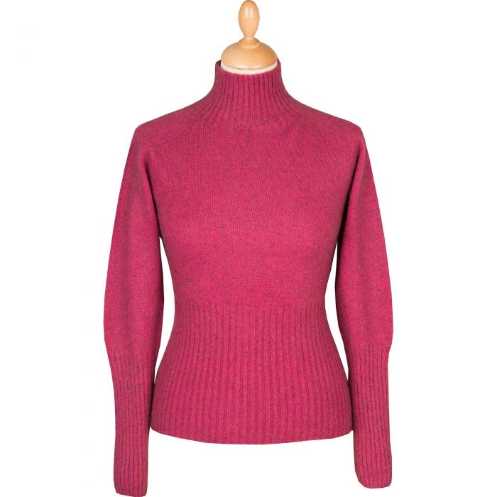 Raspberry Possum Turtleneck Sweater | Ladies Country Clothing | Cordings
