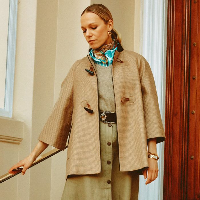Marlborough Tweed Cape