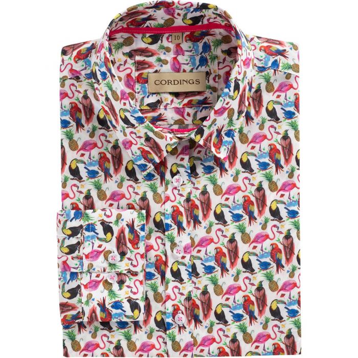 Birds of Paradise Liberty Cotton Shirt | Cordings