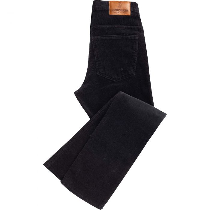 Black Classic Stretch Corduroy Jeans 