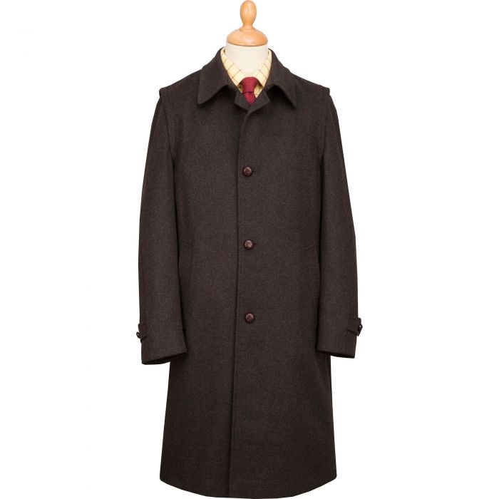 Brown Classic Loden Coat