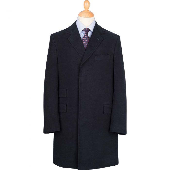 Navy Harry Moleskin Coat | Men's Country Clothing | Cordings