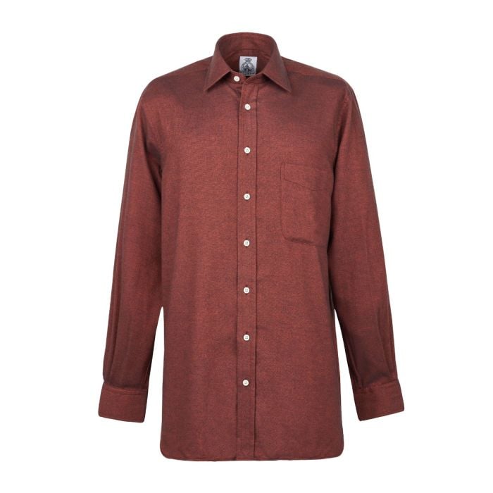 Rust Royal Brushed Shirt Men's Country Clothing Cordings