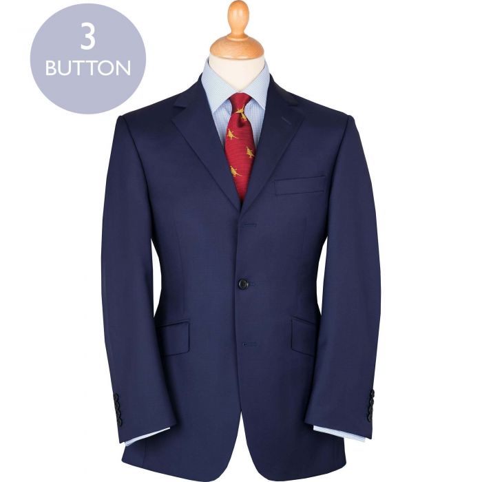 Blue 9oz Three Button Super 110's Travel Suit