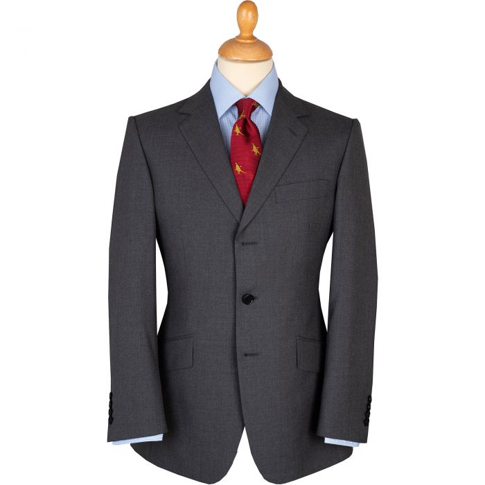 Grey 9oz Gregor Three Button Suit