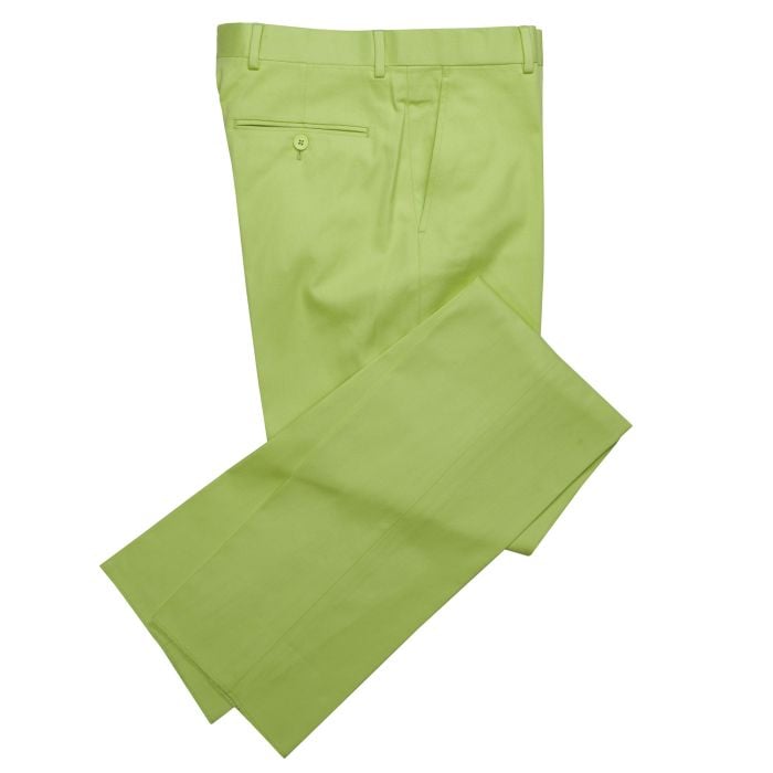 Zip Fly Apple Bright Chino Trousers